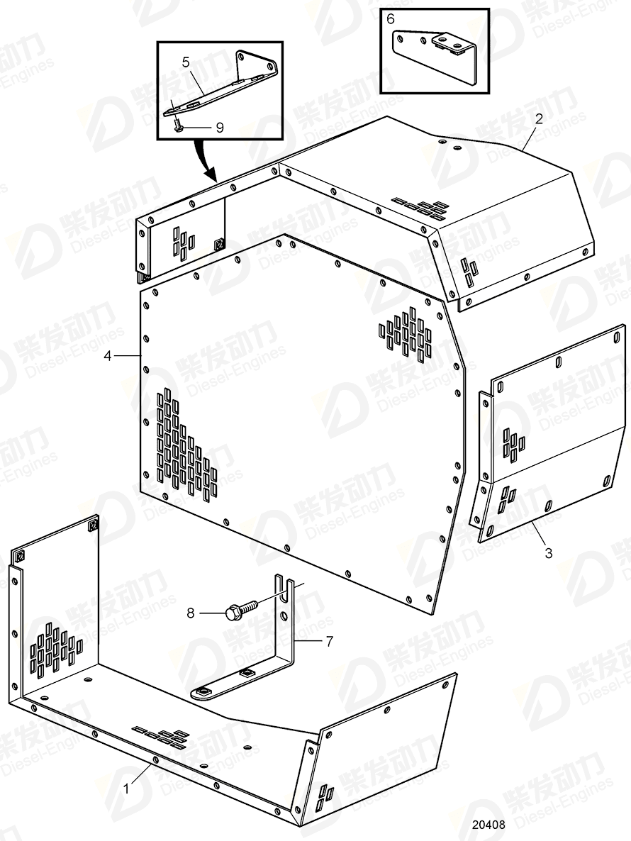 volvo penta Bracket 3835541 Drawing volvo penta Bracket 3835541 Drawing